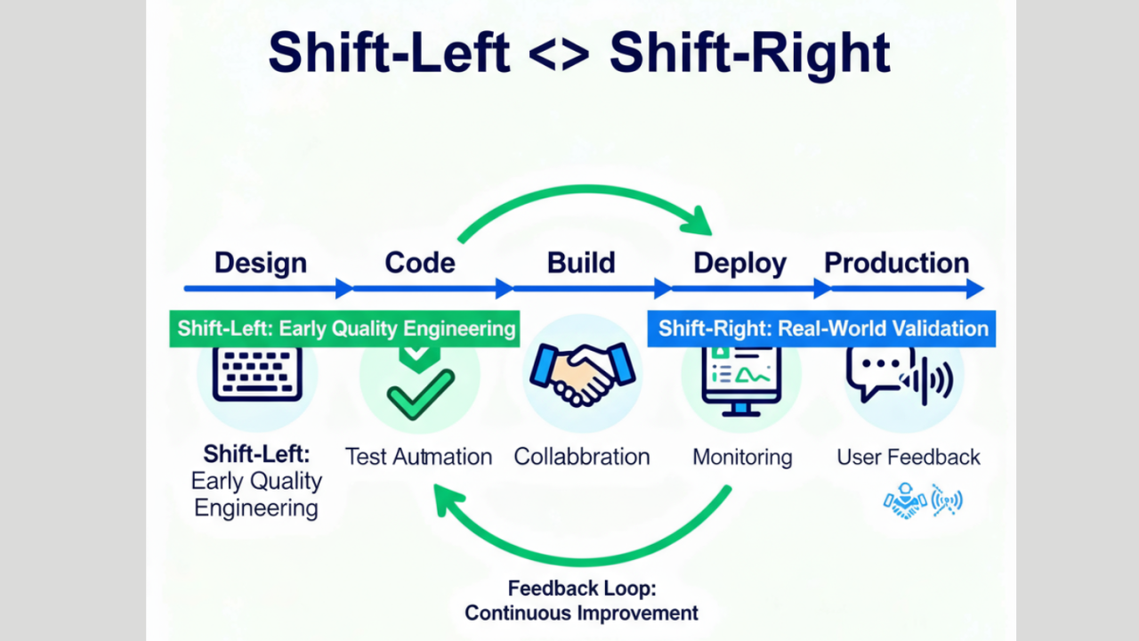 Shift-left and shift-right in the development lifecycle